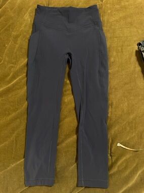 lululemon athletica Blue High-Rise Performance Leggings